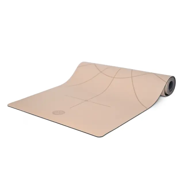 Infinite PRO Yogamat │ PU &  Natuurlijk Rubbber │5mm │ Aligned Within │ Sand