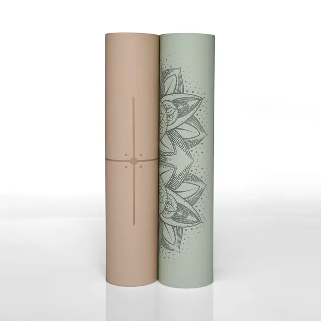 Infinite PRO Yogamat │ PU &  Natuurlijk Rubbber │5mm │ Aligned Within │ Sand