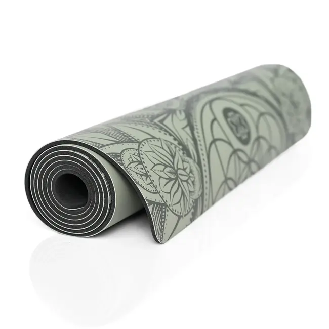 Infinite PRO Yogamatte │ PU & Naturkautschuk │ Frequency Code │Sage