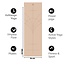 Infinite PRO Yogamat │ PU &  Natuurlijk Rubbber │5mm │ Aligned Within │ Sand
