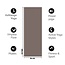 Infinite PRO Yogamat │ PU &  Natuurlijk Rubbber │5mm │Velvet Taupe