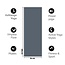 Infinite PRO Yogamat │ PU &  Natuurlijk Rubbber │5mm │ Stone Blue