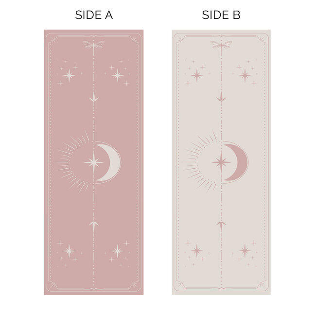 Doppelseitiges Yoga-Handtuch –Align with the stars