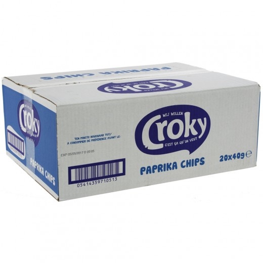 Croky 20x40gr paprika, foto 2 van 2