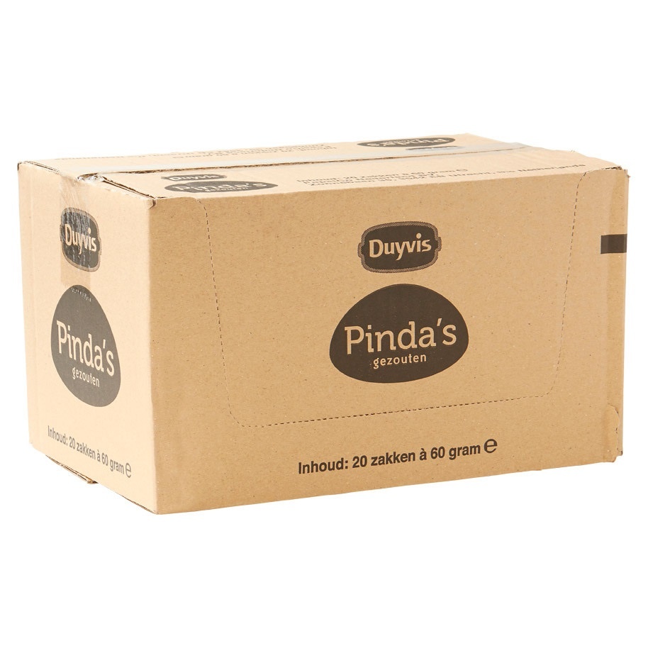 Duyvis kv 20x60gr pinda's gezout, foto 2 van 2