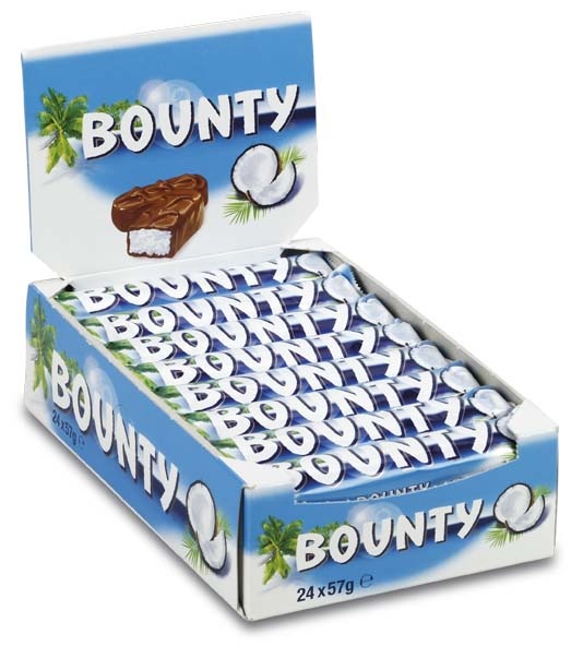 Bounty melk 24x57gr, foto 2 van 2