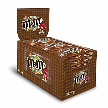 M&M's 24x45gr choco, foto 2 van 2