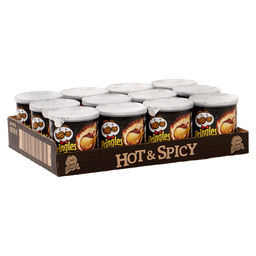 Pringles 12x40gr hot & spicy, foto 2 van 2