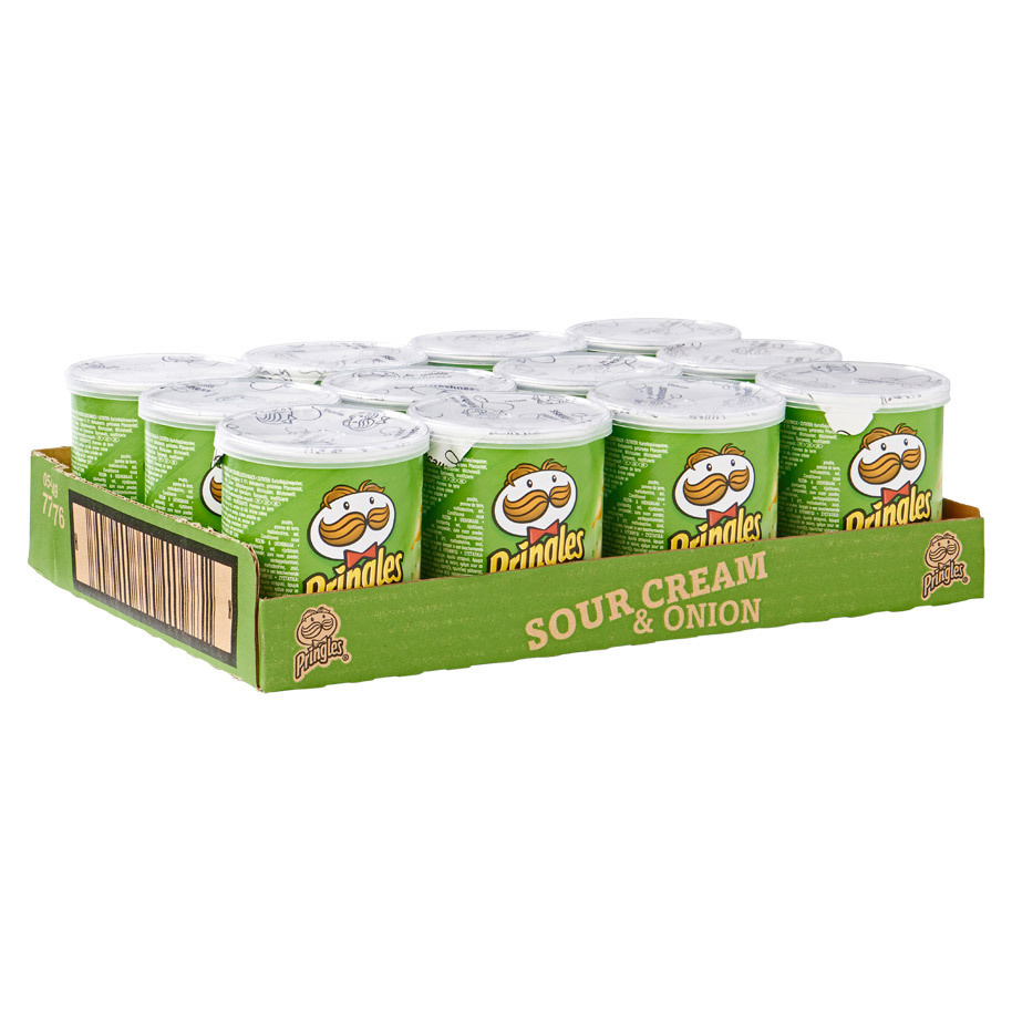 Pringles 12x40gr sour cream, foto 2 van 2