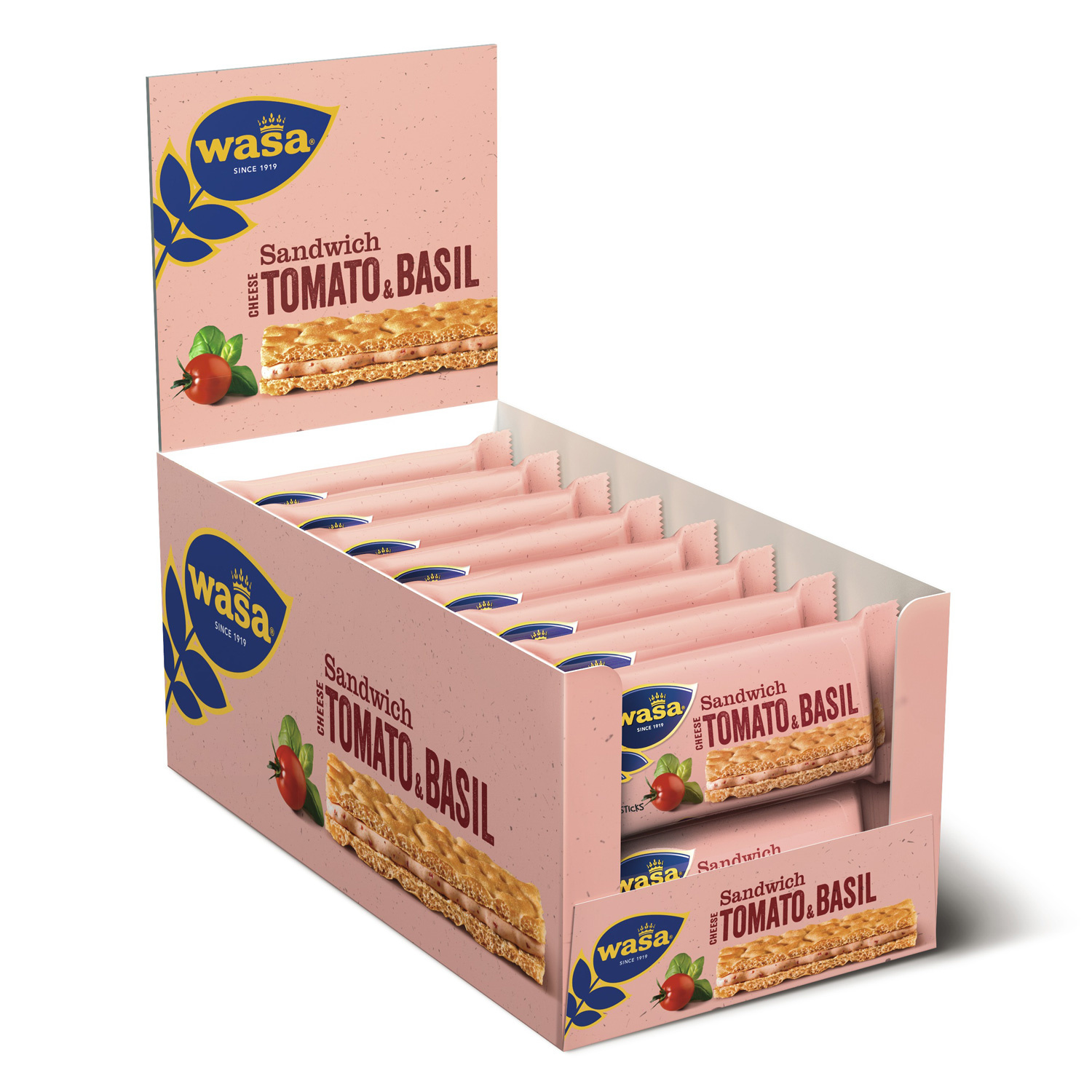 Wasa sandwich roomkaas/tomaat (rood) x24, foto 2 van 2