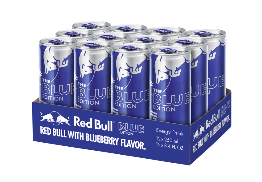 Red Bull 12x25cl edition blue bosbessen (donkerblauw), foto 2 van 2