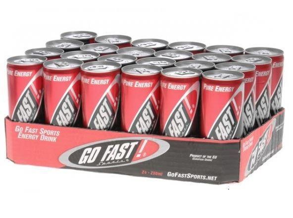 Go fast 24x25cl energy blik - niet leverbaar, foto 2 van 2