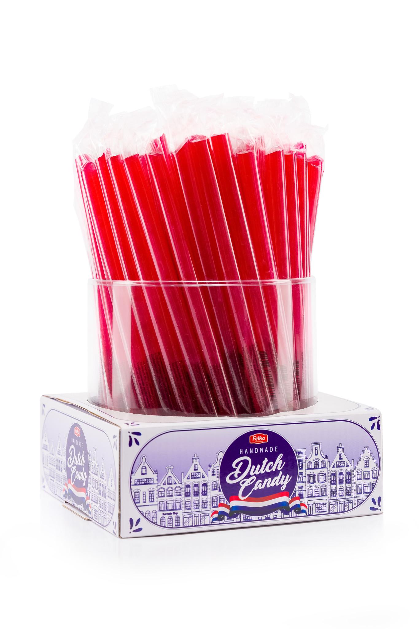 Felko stok 60x55gr (23cm) wijn / red fruit