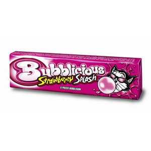 Bubblicious 18x38gr strawberry