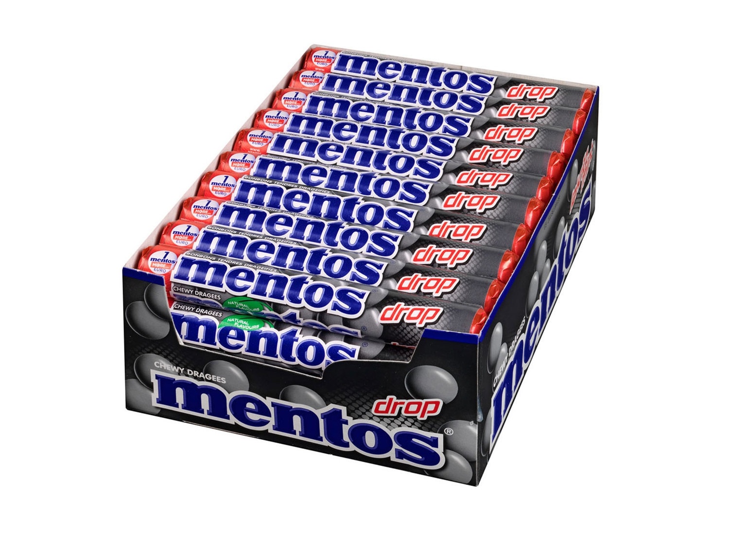 Mentos rol 40x37,5gr drop, foto 2 van 2