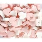 Vruchtenhartjes 1kg roze wit