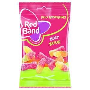 Redband eurolijn 12x120gr duo winegums zoet zuur*