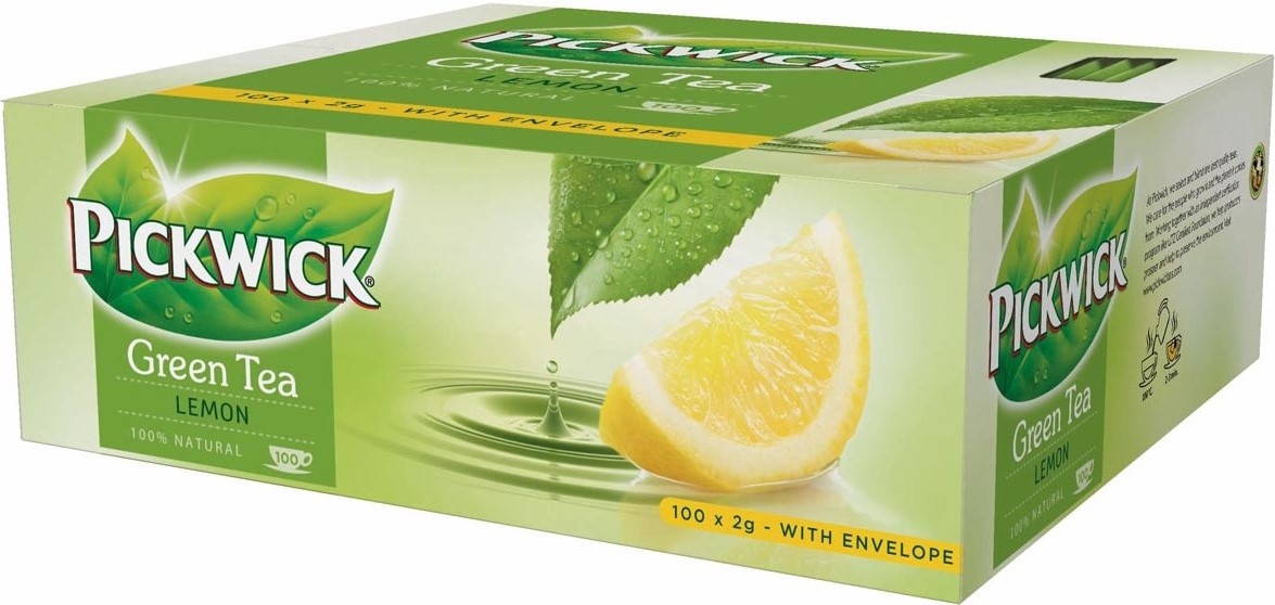 Pickwick x100 thee groene lemon