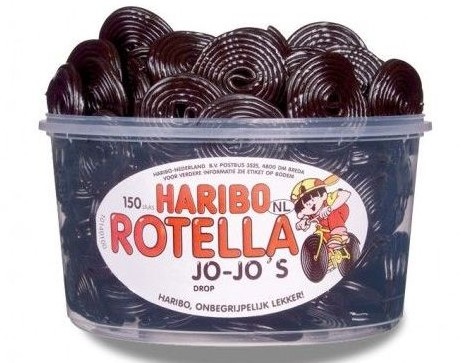 Haribo silo x150 veggie rotella drop 1,5kg