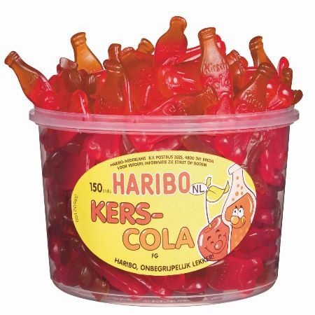 Haribo silo x150 veggie kers-cola 1,35gr