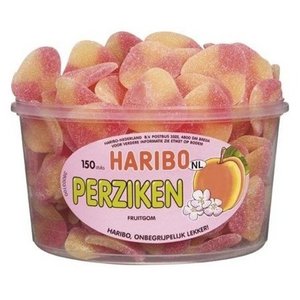 Haribo silo x150 perziken 1,35kg