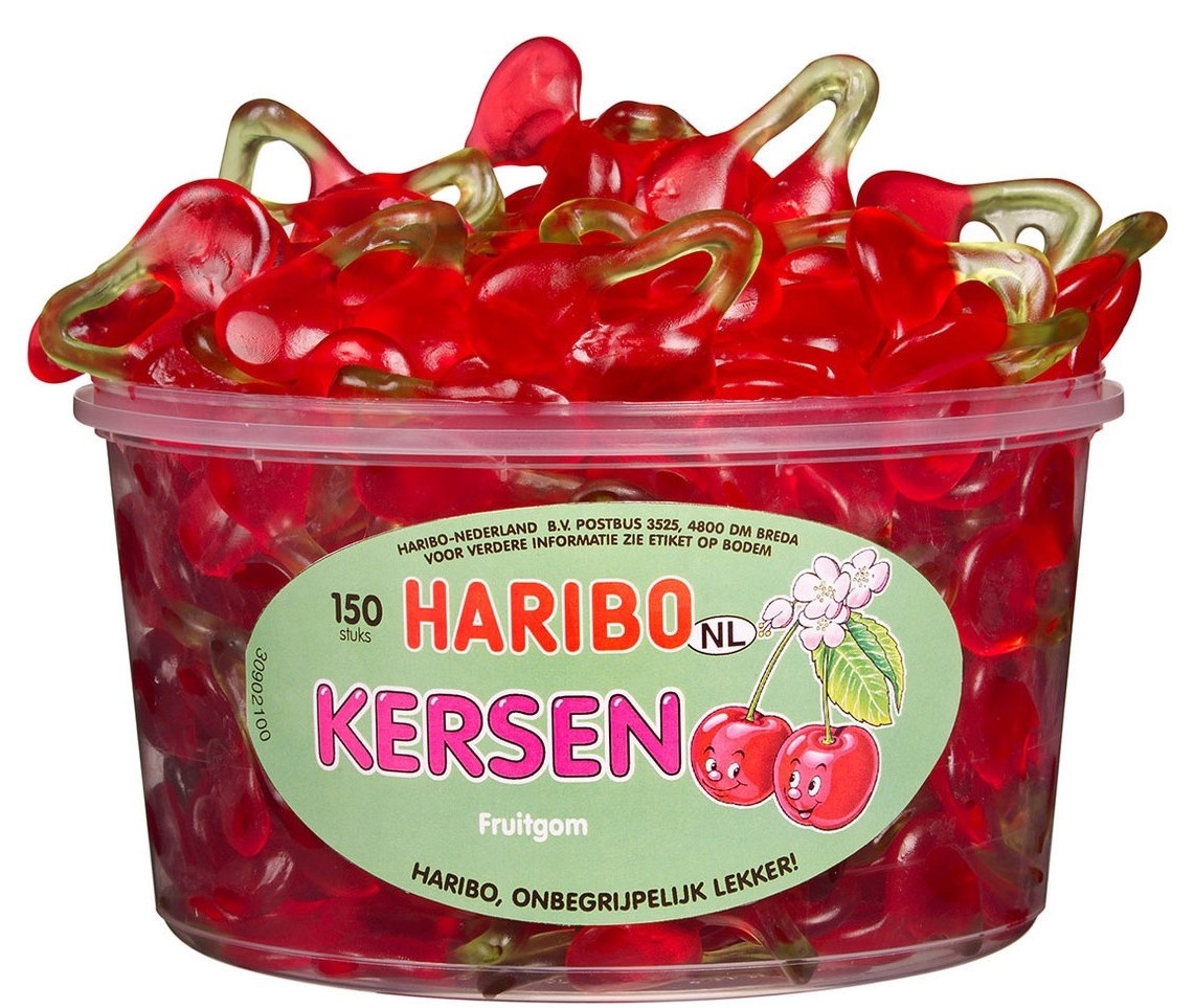 Haribo silo x150 kersen 1,2kg
