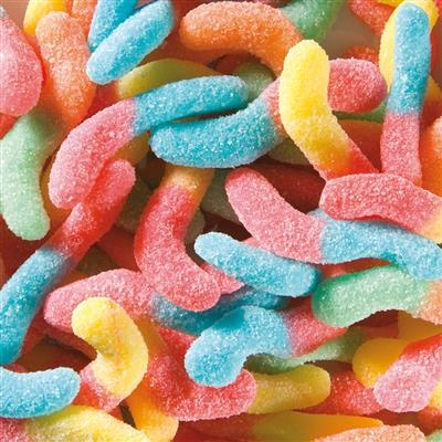 Trolli schepsnoep 1kg zure gloeiwormen, foto 2 van 2