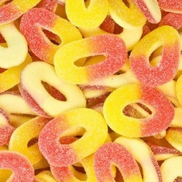 Trolli schepsnoep 1kg perzikringen, foto 2 van 2