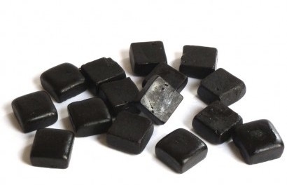 De Bron schepsnoep 1kg suikervrij drop zoute kubusjes