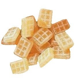 Schuttelaar schepsnoep 1kg roomboterwafeltjes