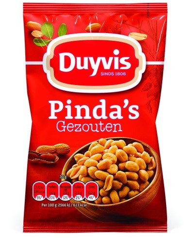 Duyvis kv 20x60gr pinda's gezout