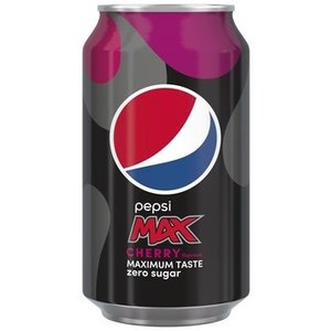 Pepsi blik 24x33cl fatcan zero cherry