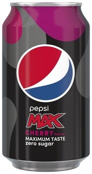 Pepsi blik 24x33cl fatcan zero cherry