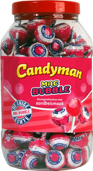 Lolly x100 candyman mac bubble aardbei