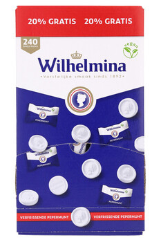 Wilhelmina TBD pepermunt x200 single (vegan)