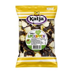 Katja schepsnoep 500gr veggie apekoppen THT:12-26!!