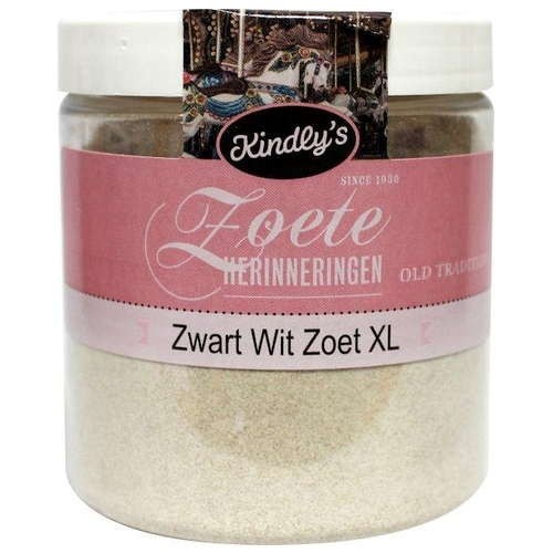 Kindly's zwart wit poeder zoet 12x150gr jumbo