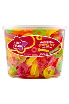Redband silo x100 vegan fruit sleutels (foppies) 1,2kg