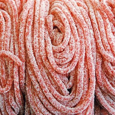 Lollywood schepsnoep 1kg zure veters aardbei