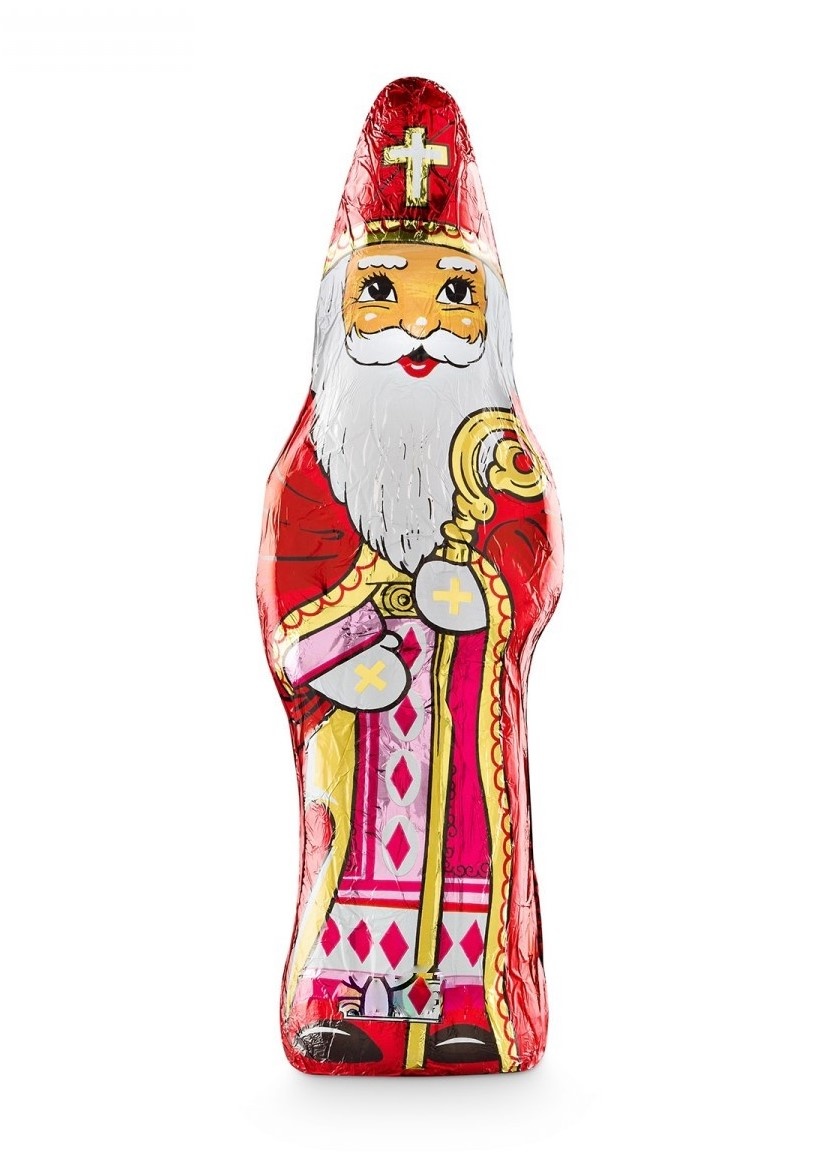 Sint figuur chocolade 60gr, 16cm