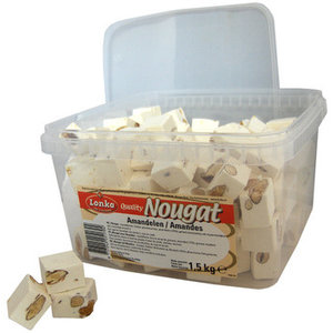 Lonka 1,5kg nougat amandel