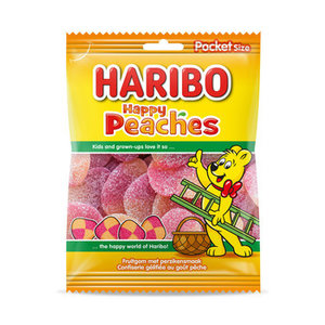 Haribo kantinelijn 28x75gr perziken