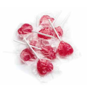 Lolly x100 hartjes (9-8-26) - actie