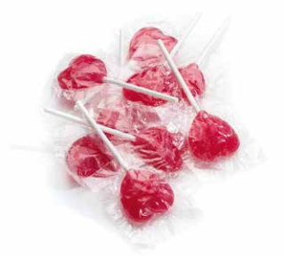 Lolly x100 hartjes