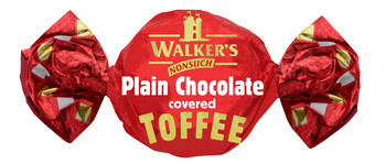 Walkers schepsnoep 2,5kg toffee plain chocolate covered