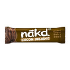 Nakd 18x35gr cocoa delight raw fruit & nut bars (bruin)
