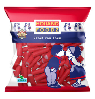 Holland Foodz schepsnoep 500gr oosterhoutse kersenstokjes