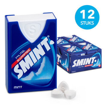 Smint (40) mint blauw 12x8gr