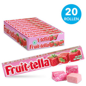 Fruittella rol 20x41gr aardbei vegan