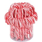 Candy canes wandelstokjes 72x28gr 17cm rood/wit (X06008)